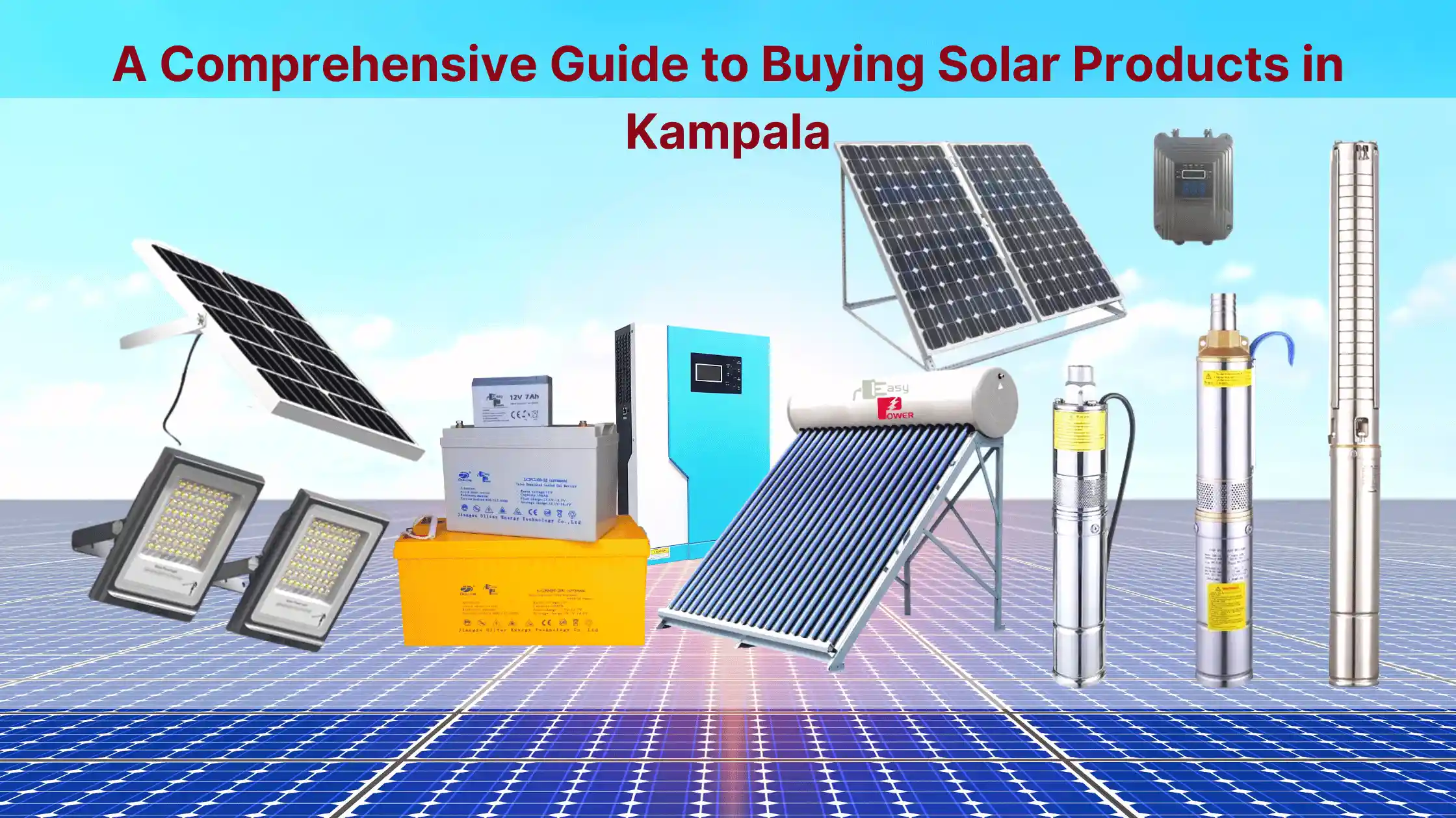 Solar products in Kampala
