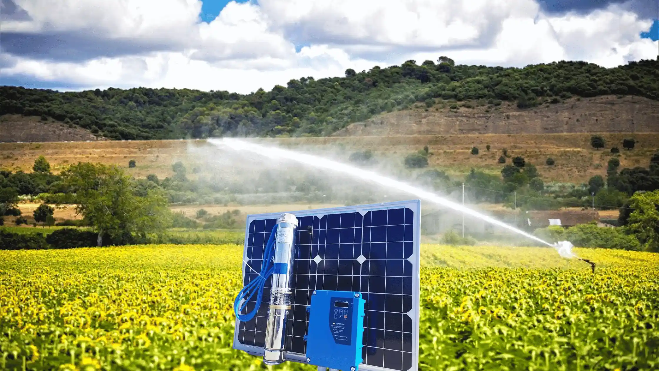 Solar water pumps for irrigation