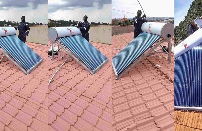 Solar water heaters Kampala Rooftop