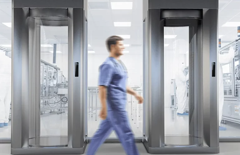 Photo of hospital staff using an Access Control System For Hospital