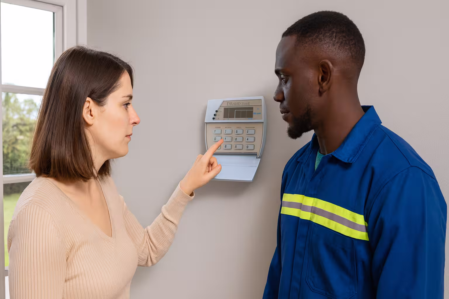 Electric fence installation handover in Uganda